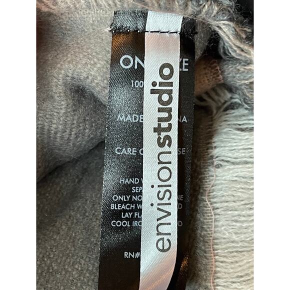 Envision Studio Blanket Wrap Color-Block Multicolor Scarf NWT - Picture 3 of 6